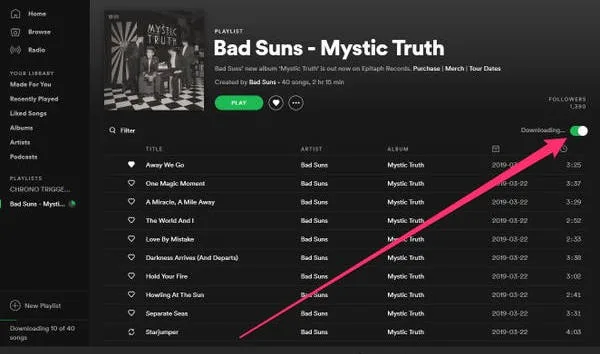apk spotify